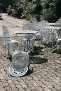 Gartenmöbel aus Metall