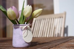 Blumen für die Osterdekoration 2019