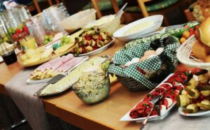 Buffet für Silvesterparty - Silvester feiern
