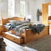 Platz im Schlaf optimal mit Stauraumbette nutzen - hier Bett mit Bettschublade
