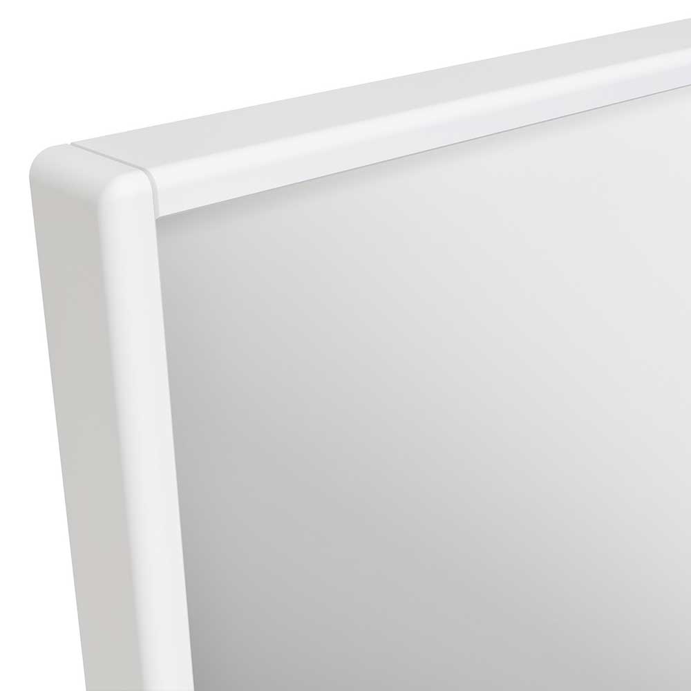 80x80 Quadratischer Spiegel mit weißem Rahmen - Oranias