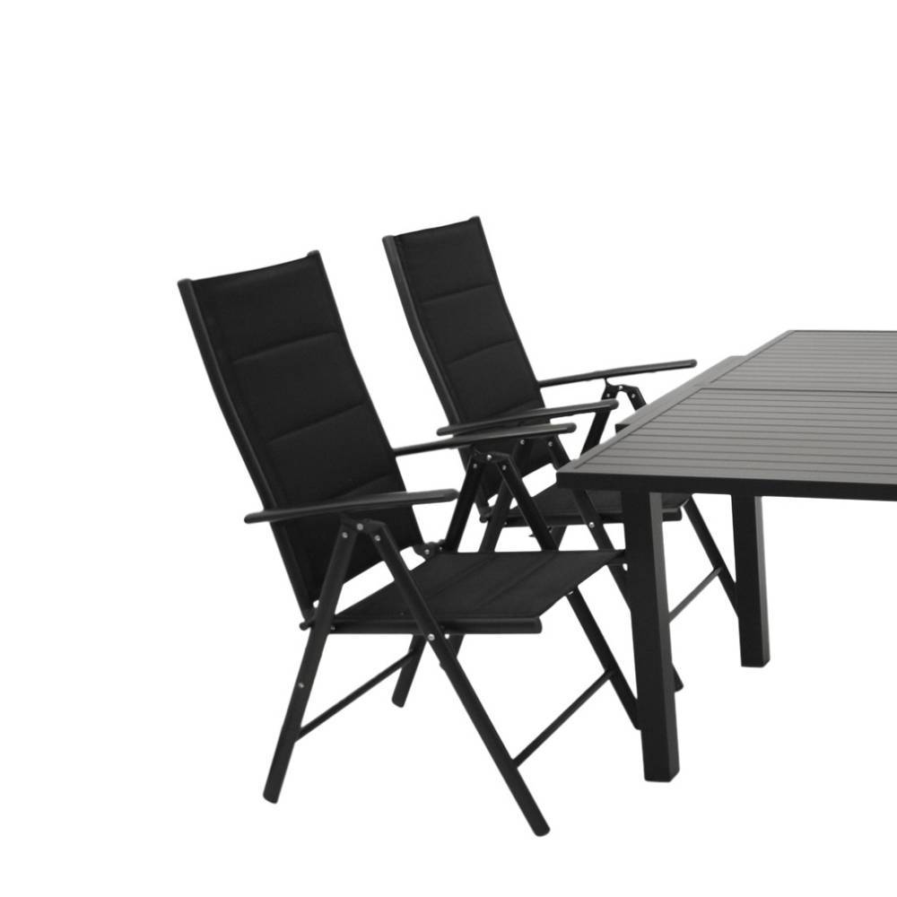Outdoor-Ausziehtisch mit Stühlen Set - Oscinion (fünfteilig)