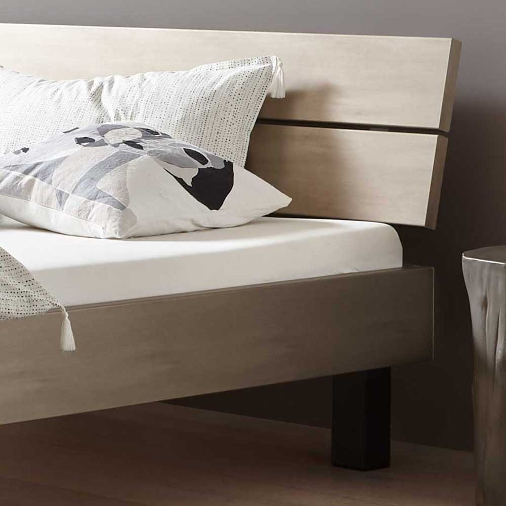 Design Doppelbett & Nachttische - Flory (dreiteilig)
