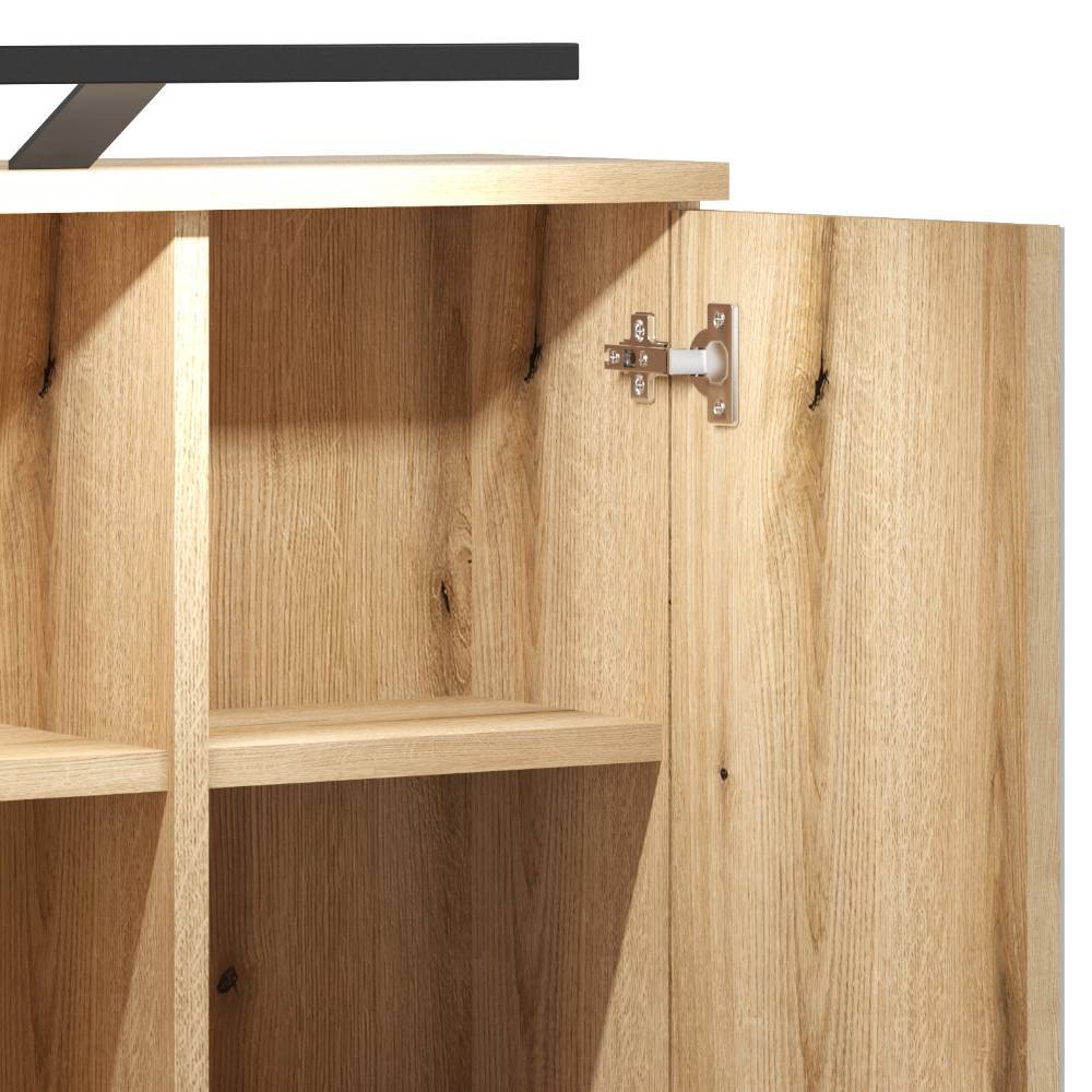 2-türiger Badezimmer-Spiegelschrank 60 cm breit - Niniana