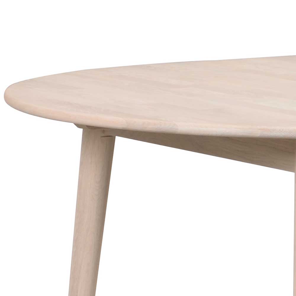 Ovaler Esstisch verlängerbar im Skandi Design - Fleppos
