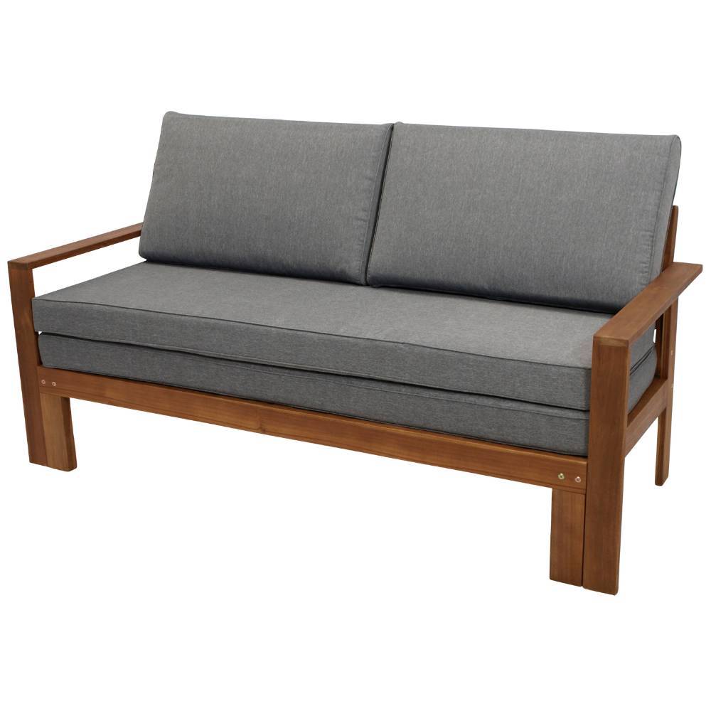 Ausziehbares Gartensofa aus Akazie Massivholz - Senade