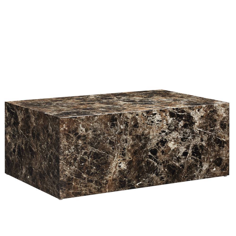Marmoroptik Couchtisch im Quaderdesign - Merandes
