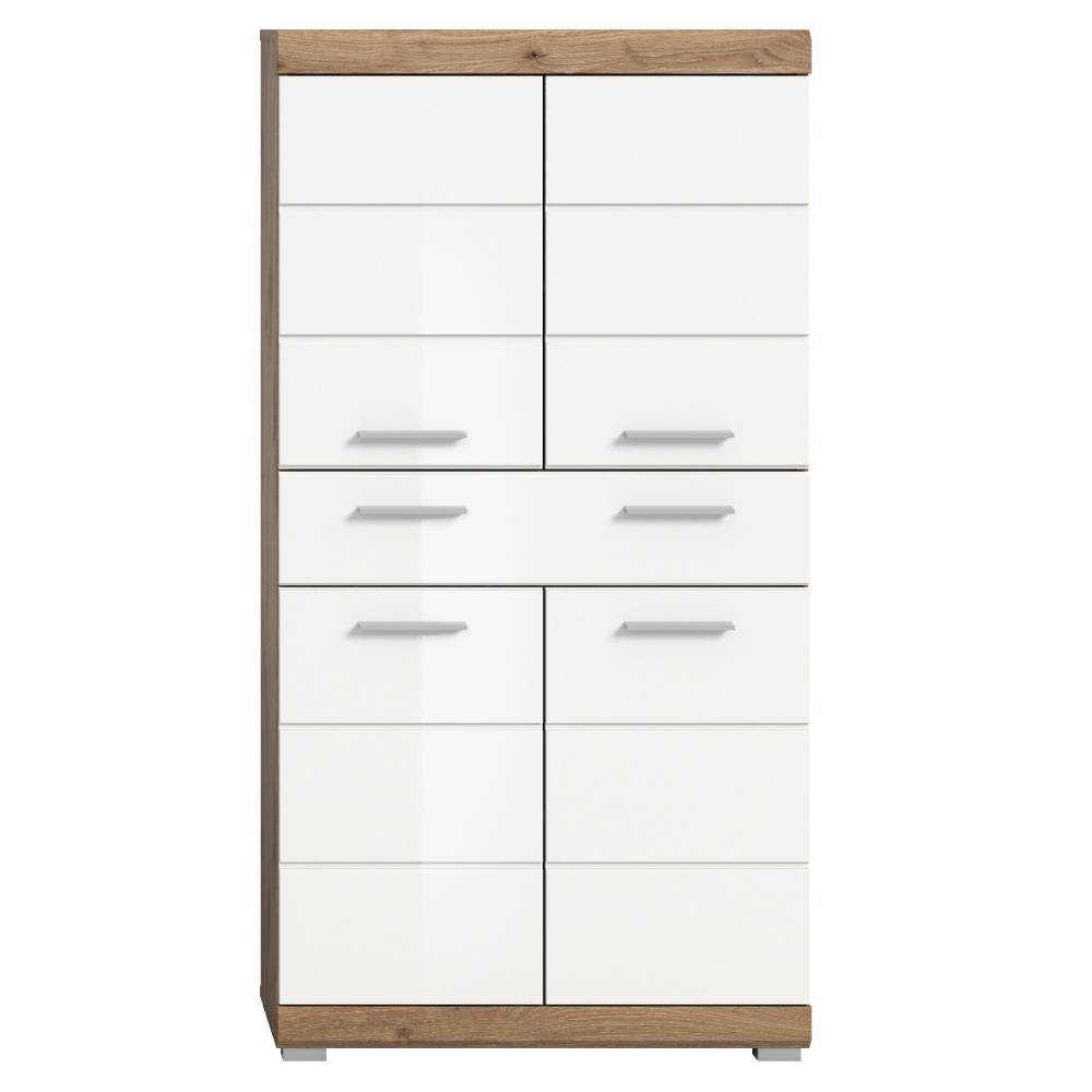 Bad Highboard in Weiß - Exmonda