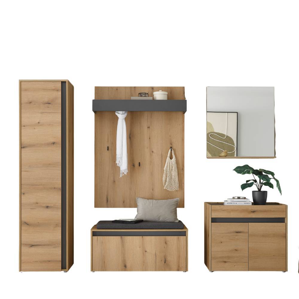 Flureinrichtung Komplettset modern - Colomania (fünfteilig)