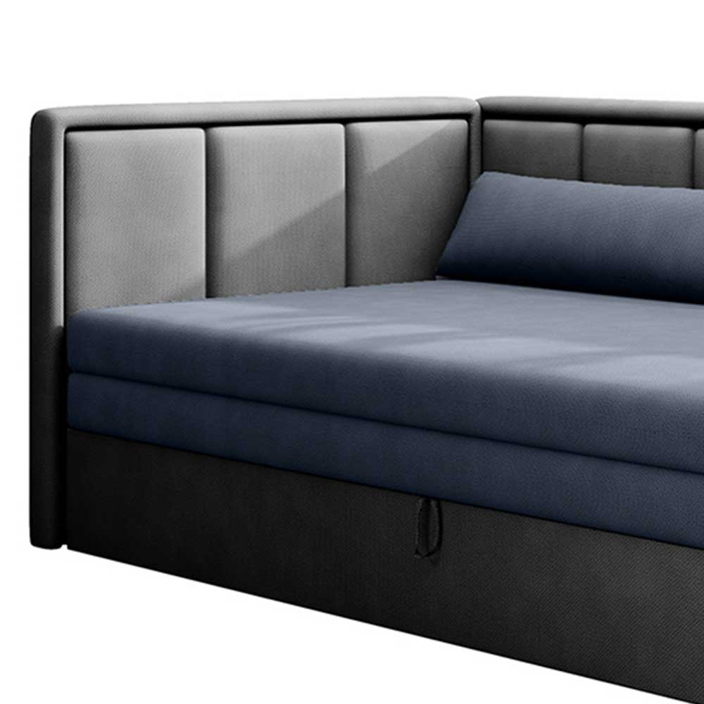 Schlafsofa in Grau und Blaugrau - Conville