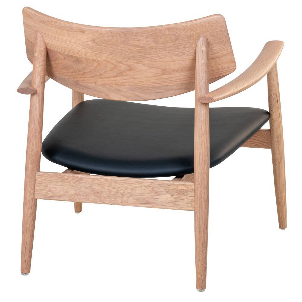 Design-Loungestuhl aus Eichenholz - Luke