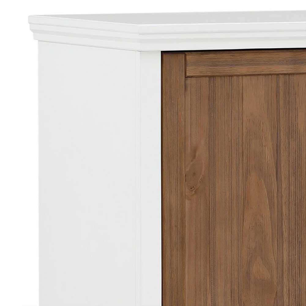 Modern Country Highboard in Weiß - Yakos