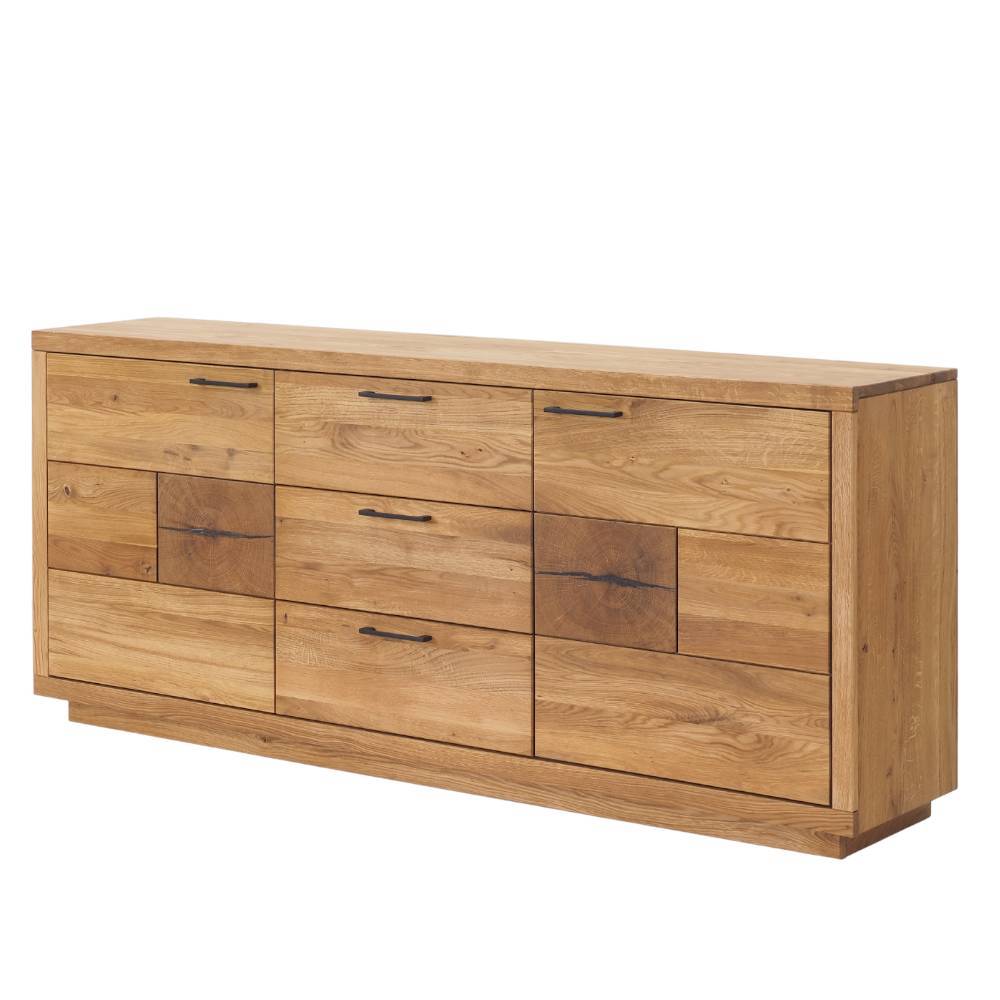 Eichenholz Sideboard mit 188 cm Breite - Hugo