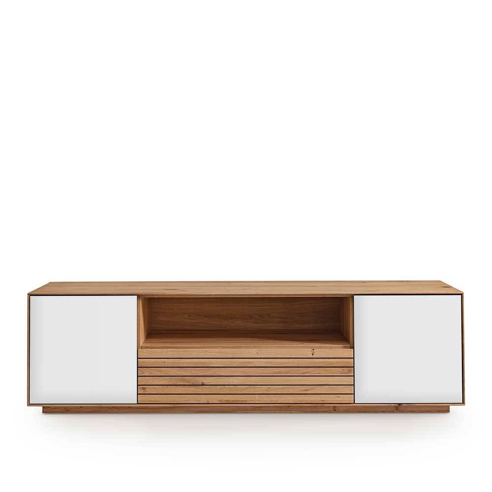 TV Lowboard aus Asteiche Massivholz - Zonga