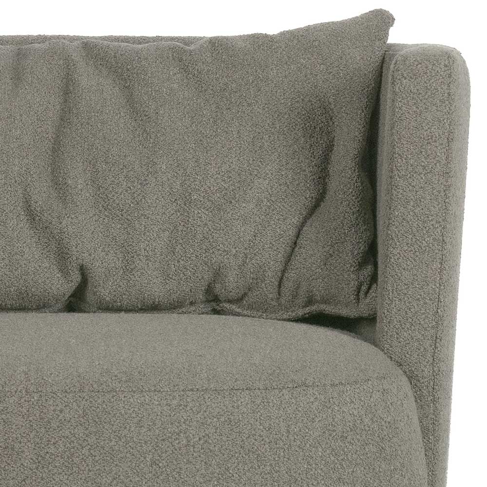 Wohnzimmer Sessel in hellem Grau Buklee - Highlamp