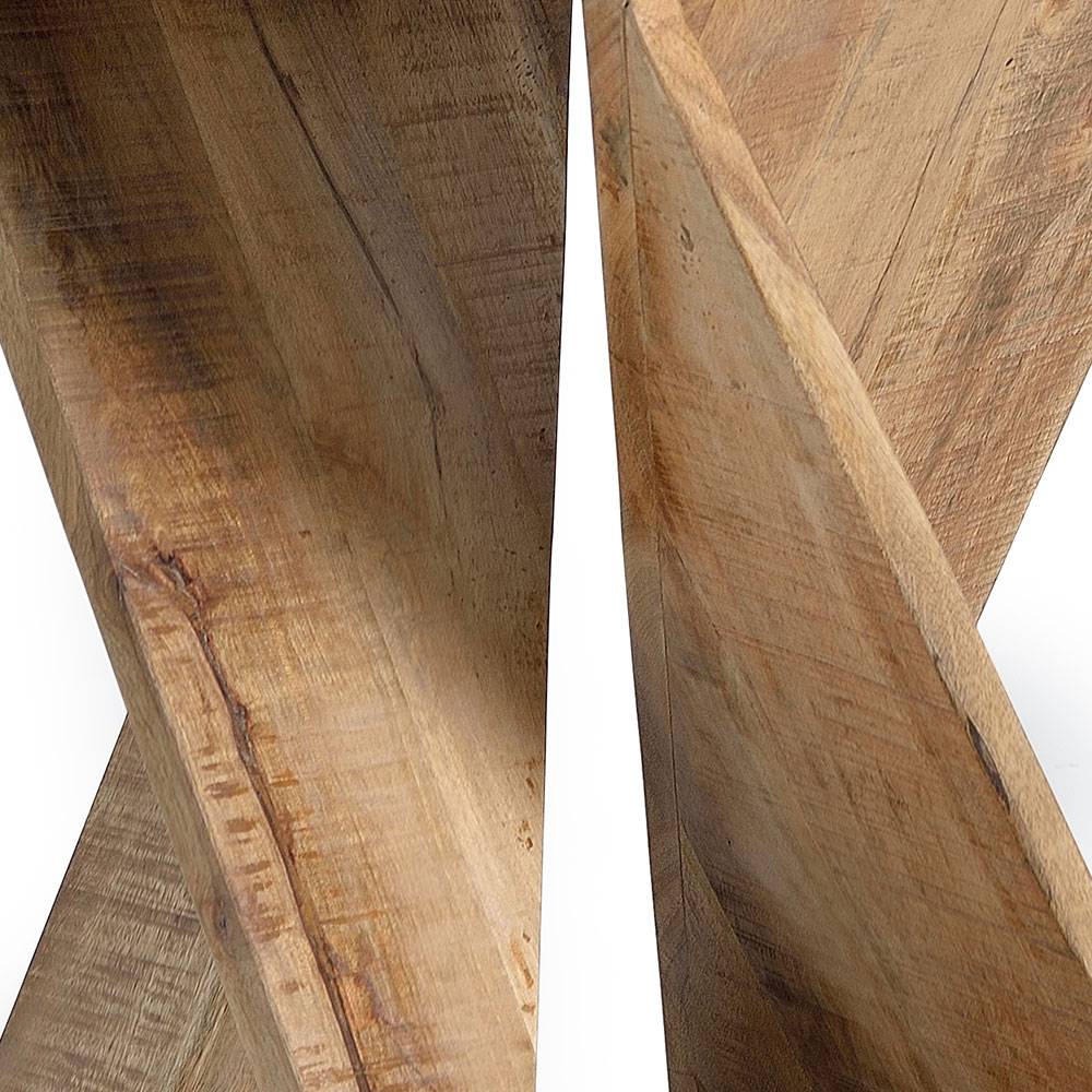 Mangoholz Beistelltisch im Sanduhr Design - Cooba