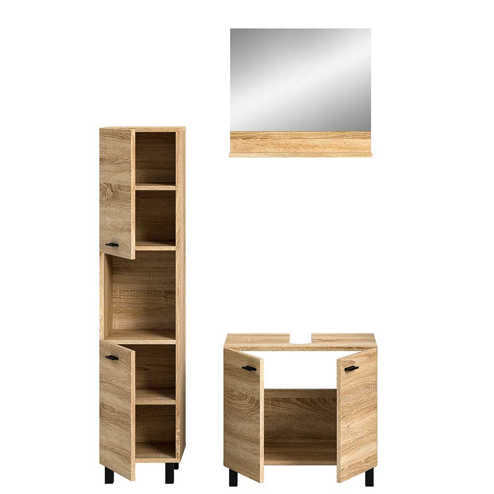 Badausstattung Möbelset modern - Hoxtona (dreiteilig)