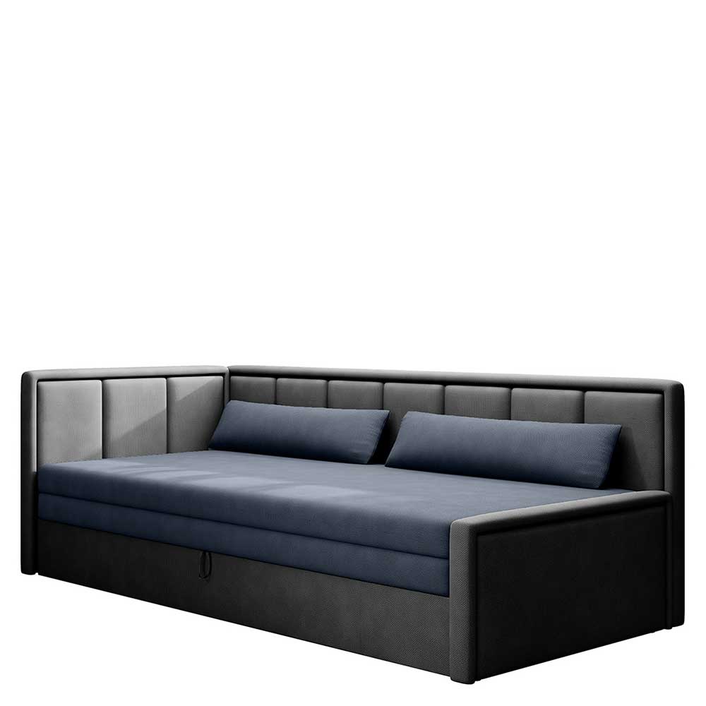 Schlafsofa in Grau und Blaugrau - Conville
