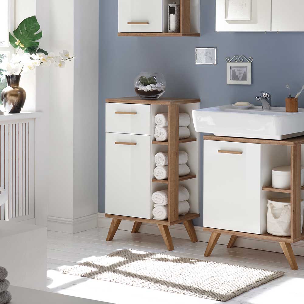 Skandi Design Bad-Unterschrank zweifarbig - Timur