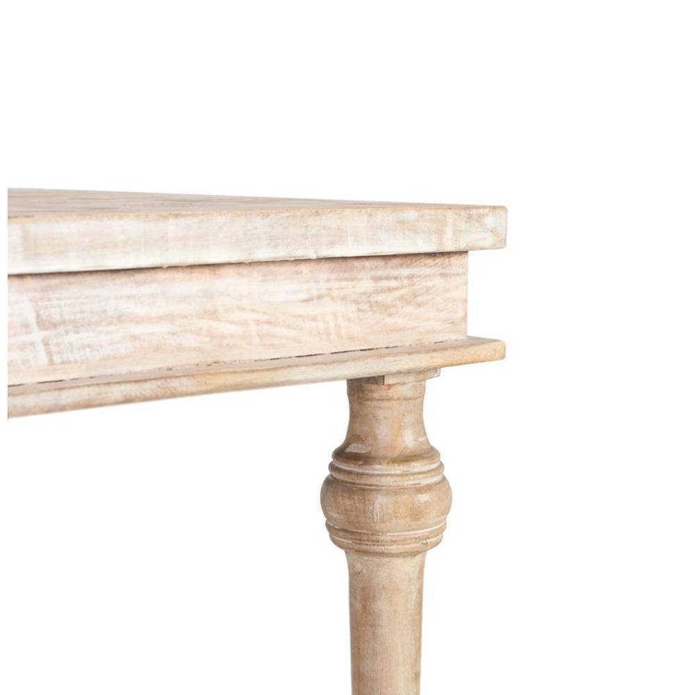 Esszimmer Tisch in Mangoholz Sandfarben - Makarona