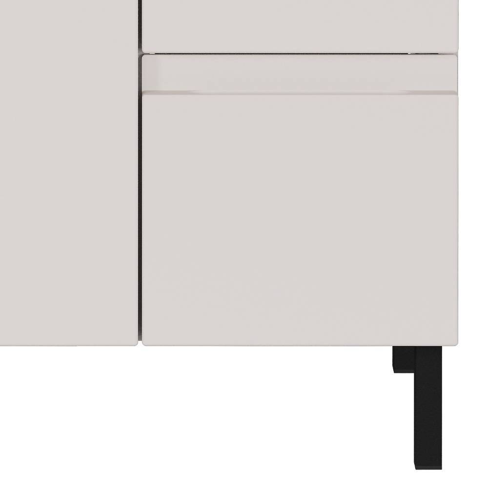 60 cm Waschbeckenschrank in Hellgrau - Dadra