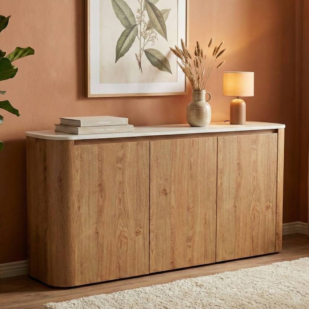 Sideboard in Eichefarben - Nelani