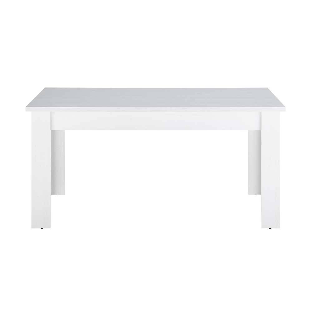Esszimmer Möbel Set in weißer Holzoptik Pinie - Liancos (vierteilig)