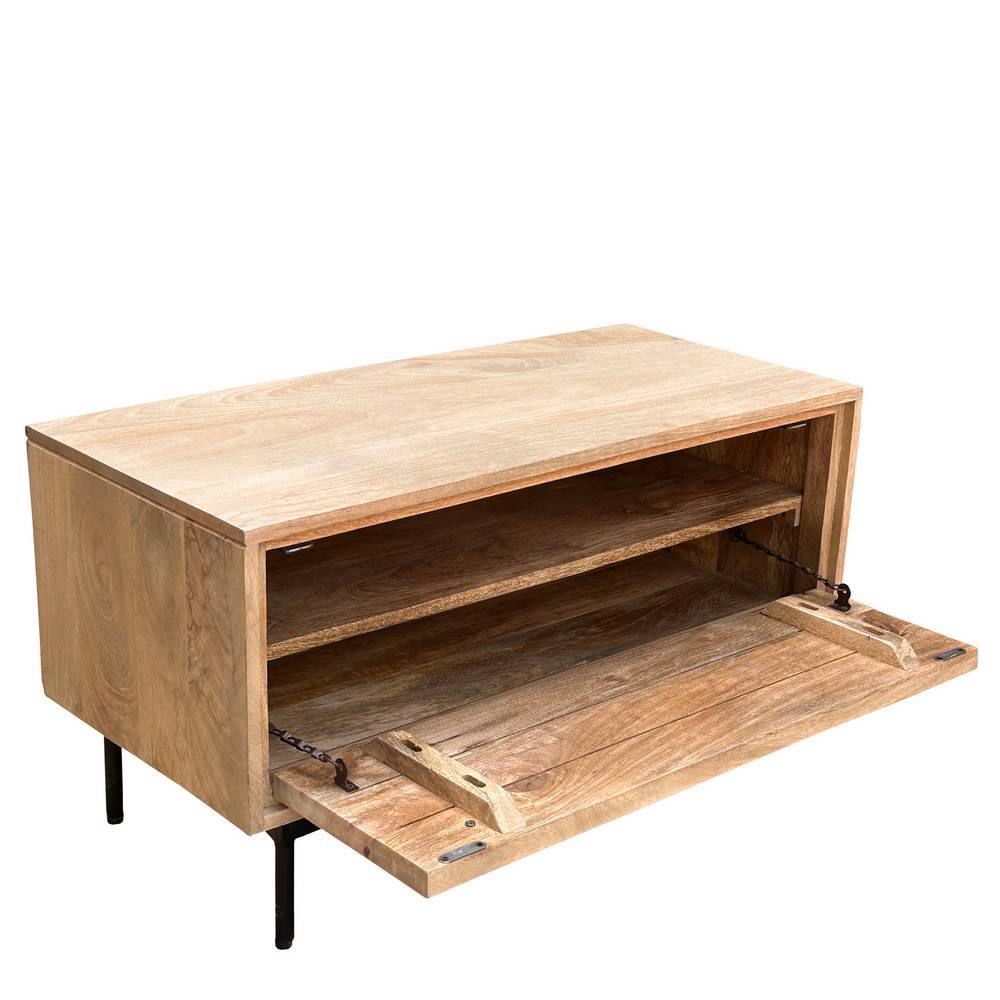 Schuhkommode aus Mangobaum Massivholz - Peravia