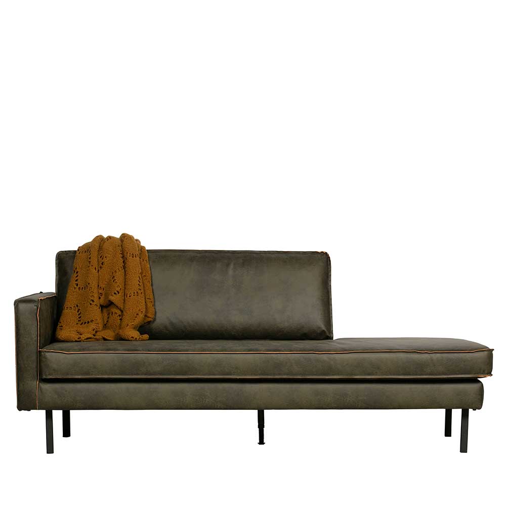 3er Retro Couch in Oliv Grün - Gonlamo