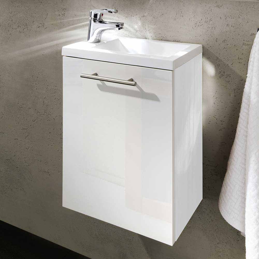 Weißer Waschbeckenschrank Gardim modern