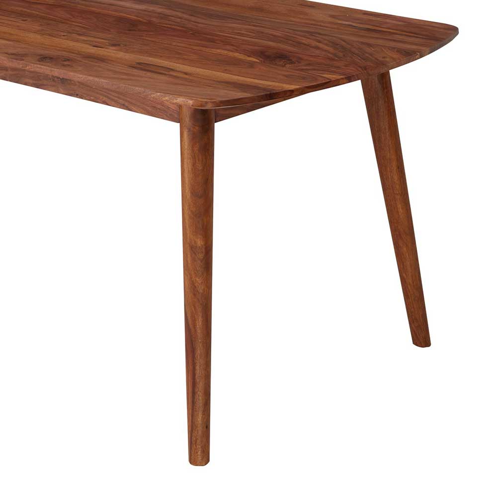Lackierter Esszimmer Tisch aus Holz - Saluts