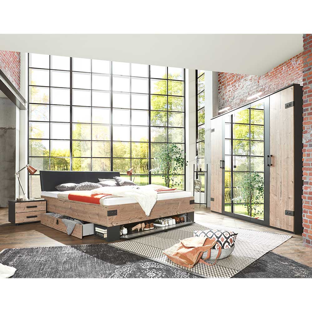 Möbel fürs Schlafzimmer Komplettset - Ardila (vierteilig)