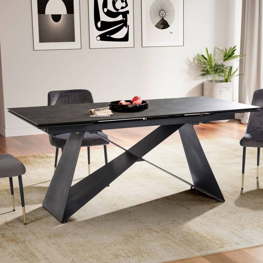 Designtisch mit Mittelauszug verlängerbar - Numa