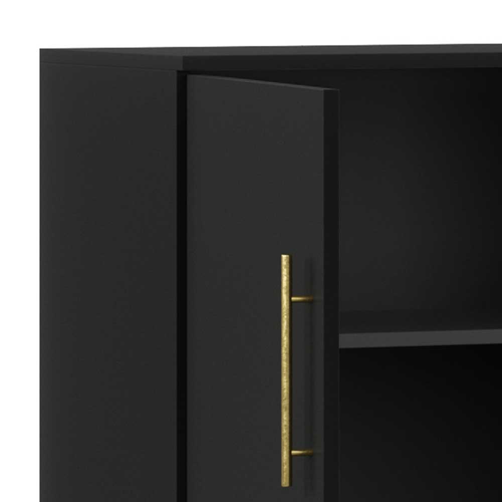 Kommode in Schwarz mit Gold - Groot