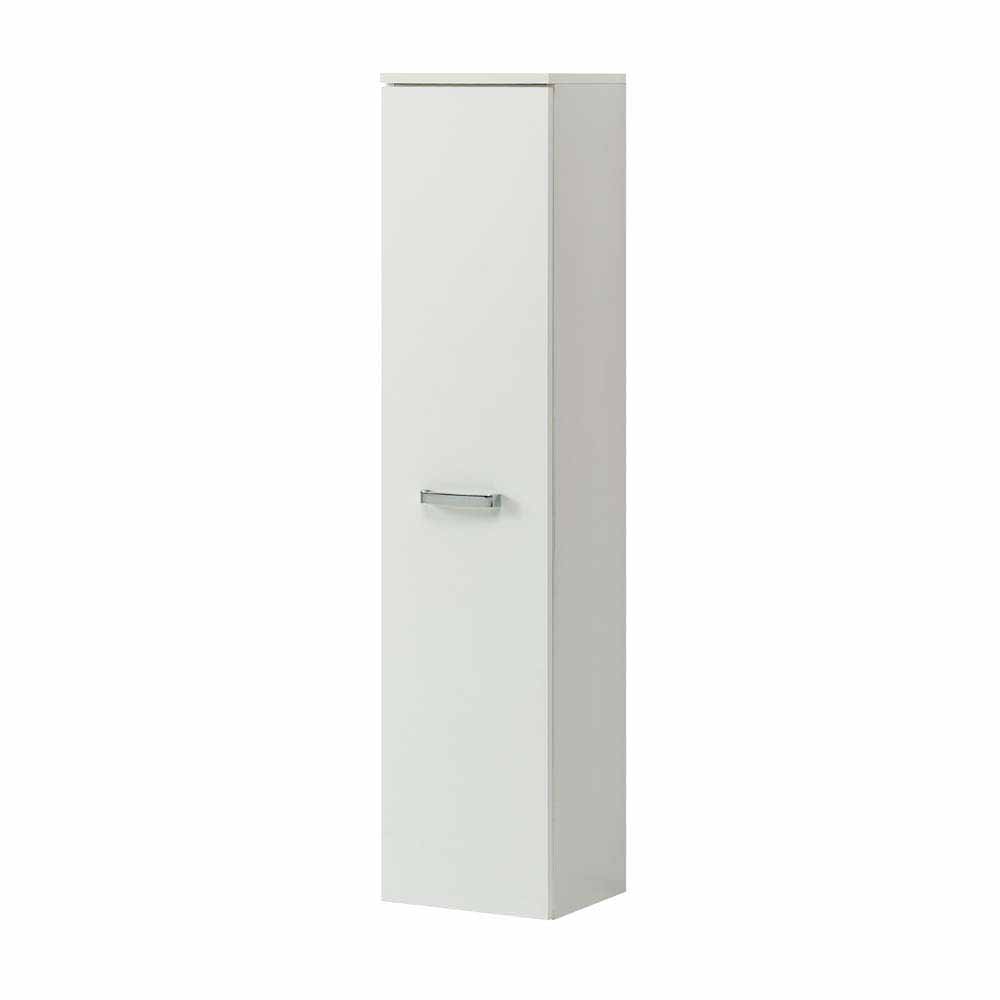 Weißer Badezimmerschrank hängend Coree 130 cm hoch