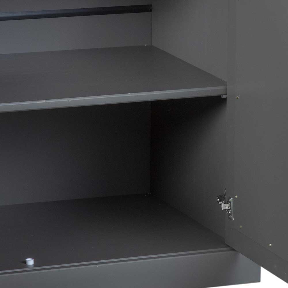 Landhaus Buffetschrank in Grau & Braun - Nepplan