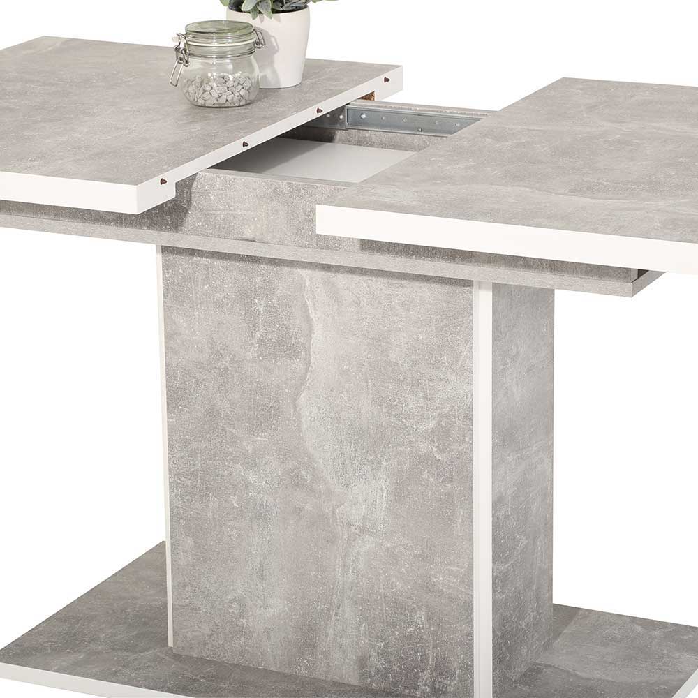 Dekor Esszimmer Tisch in Beton Grau - Excellent