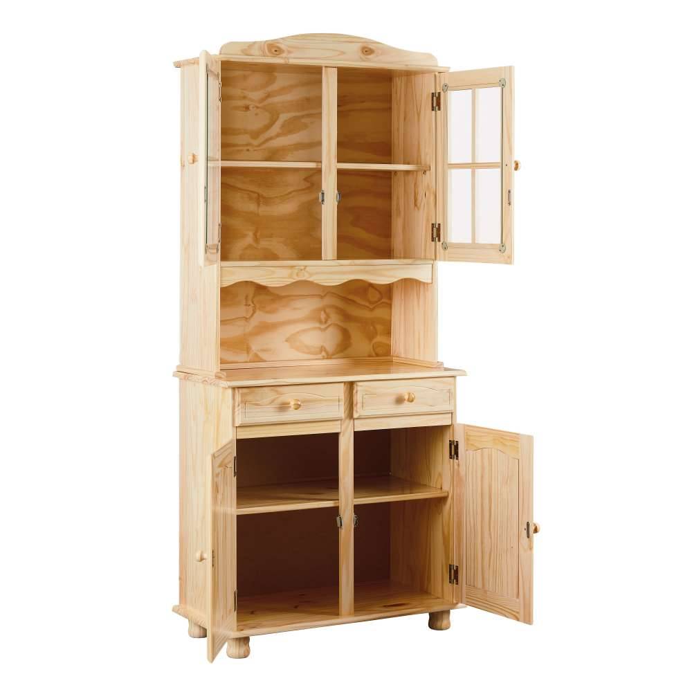 Vitrinenschrank Nabrosia im Landhausstil