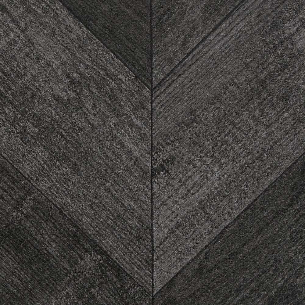 Türen-Kommode in Holzoptik Black Wash - Salivi V