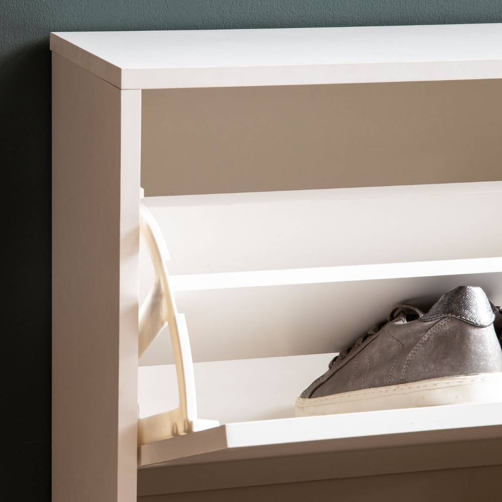 Flur Highboard mit drei Schuhklappen - Elvira