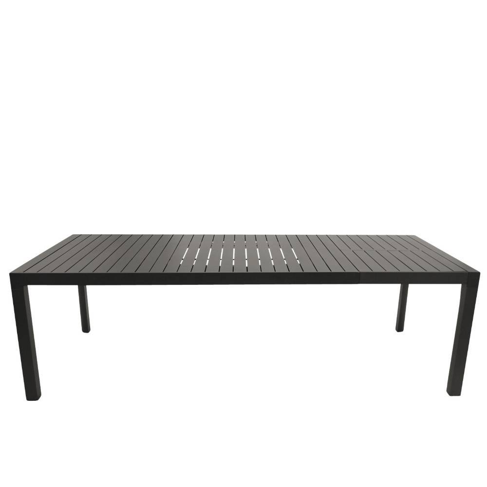Ausziehbarer Gartentisch in Anthrazit - Taba