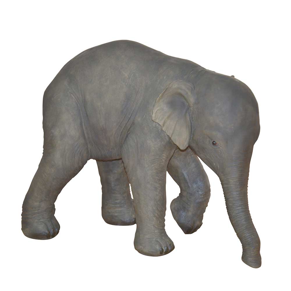 Dekofigur Baby-Elefant aus Resin - Coltes