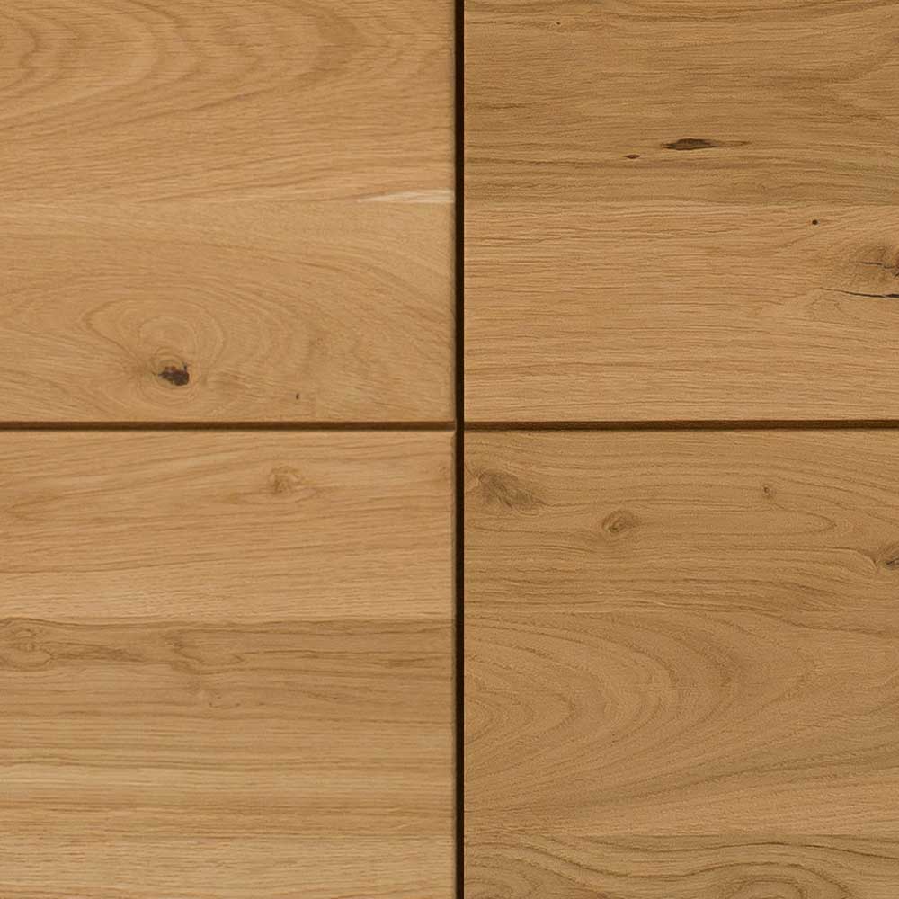 3-türige Kommode aus Wildeiche Massivholz - Millena