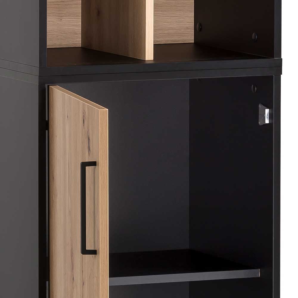Büroregal und Schrank Kombi - Evasilica (zweiteilig)