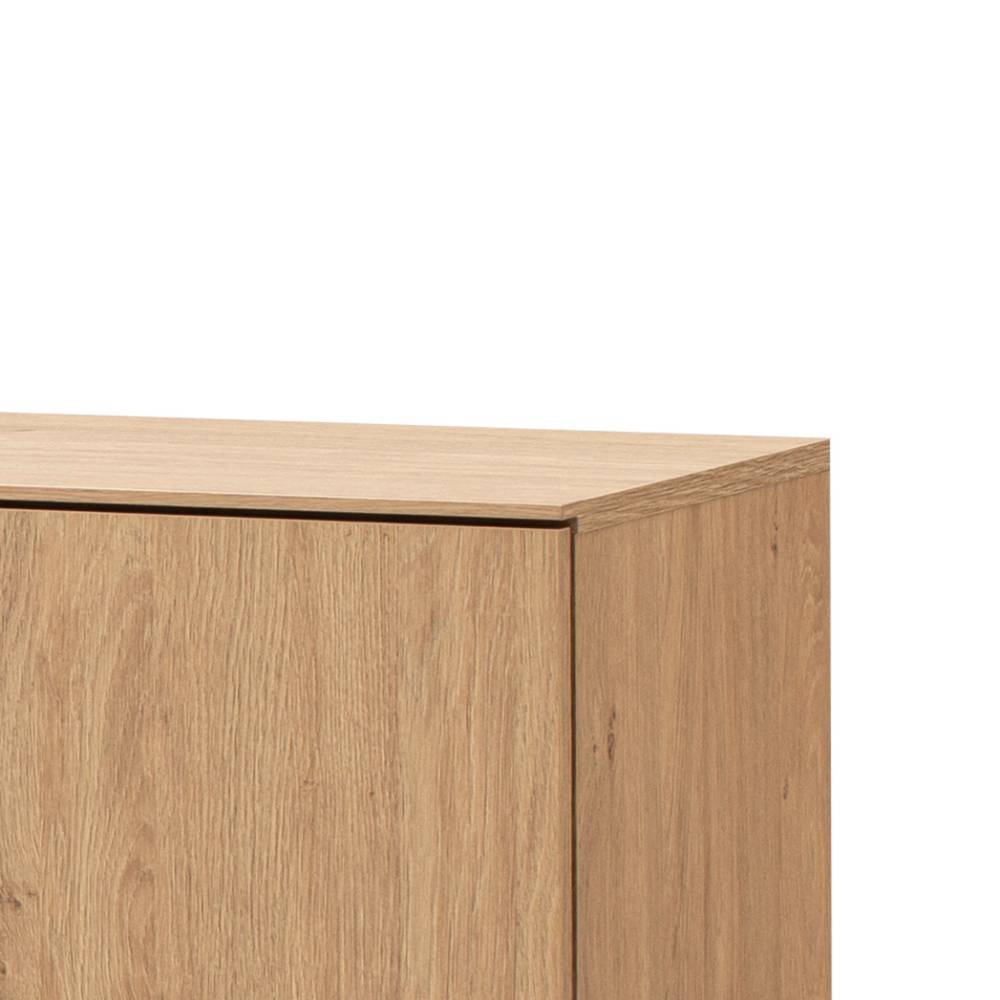 4-türiges Sideboard in Eiche Stone - Jaskin