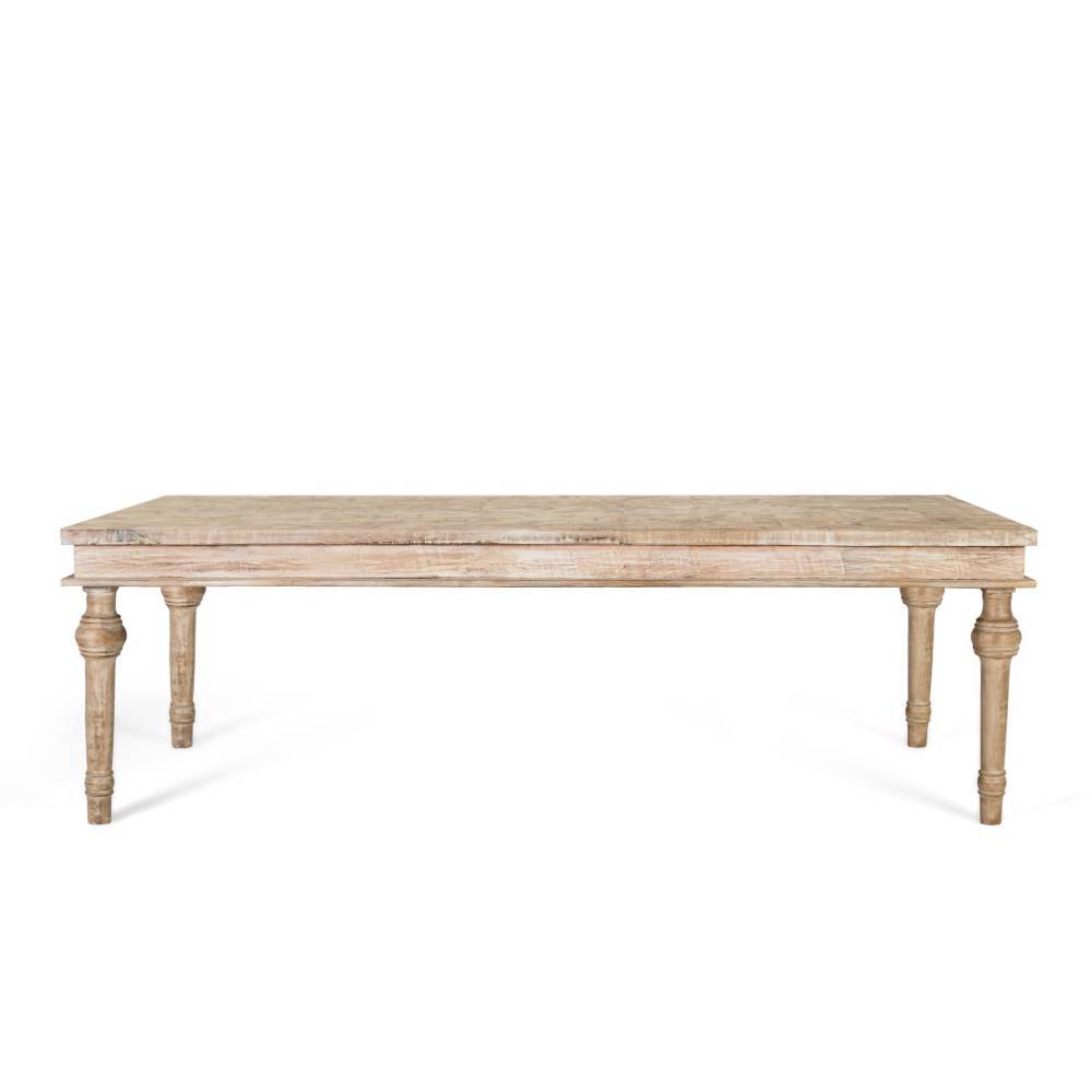 Esszimmer Tisch in Mangoholz Sandfarben - Makarona