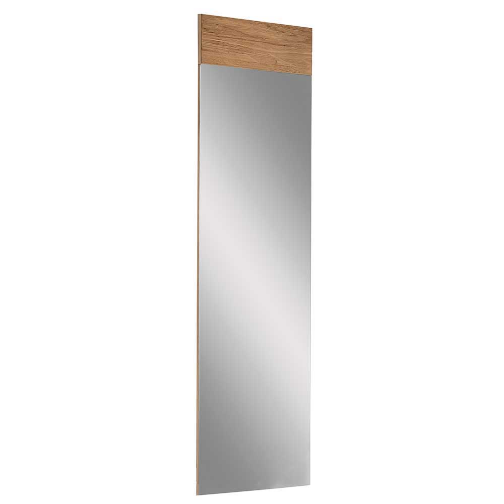Flur Spiegel mit Balkeneiche Furnier Macusos 40 x 160 cm
