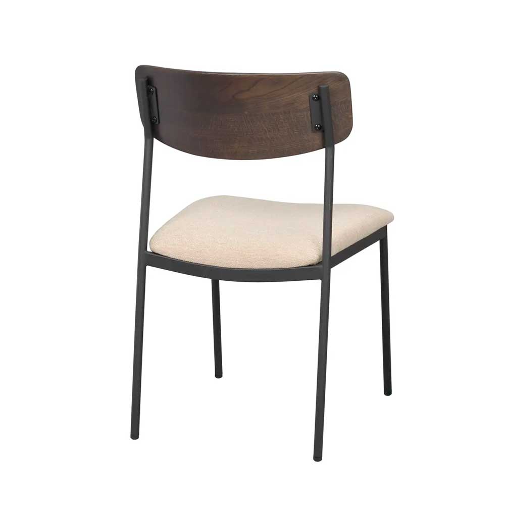 Gepolsterte Stapelstühle modern - Kentura (2er Set)