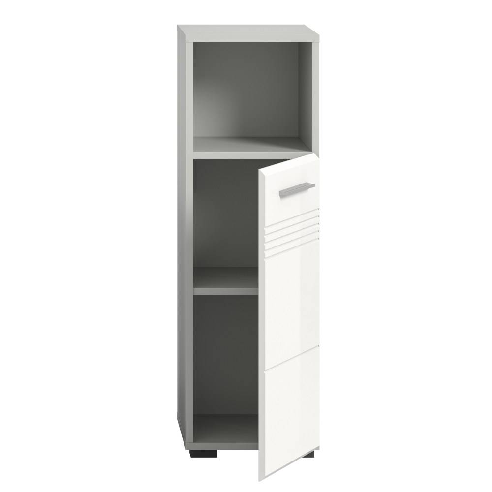 Bad-Unterschrank mit Fach und Tür - Queenlo