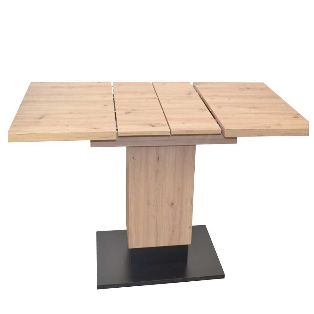 Ausziehbarer Esstisch mit zwei Einlegeplatten - Tree